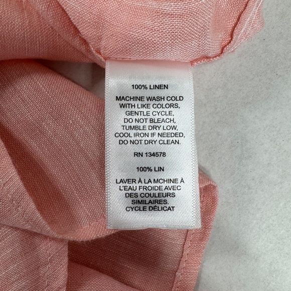 Vineyard Vines Surfside Solid Linen Button Down Shirt - Size L - NEW With Tags. - Picture 8 of 16